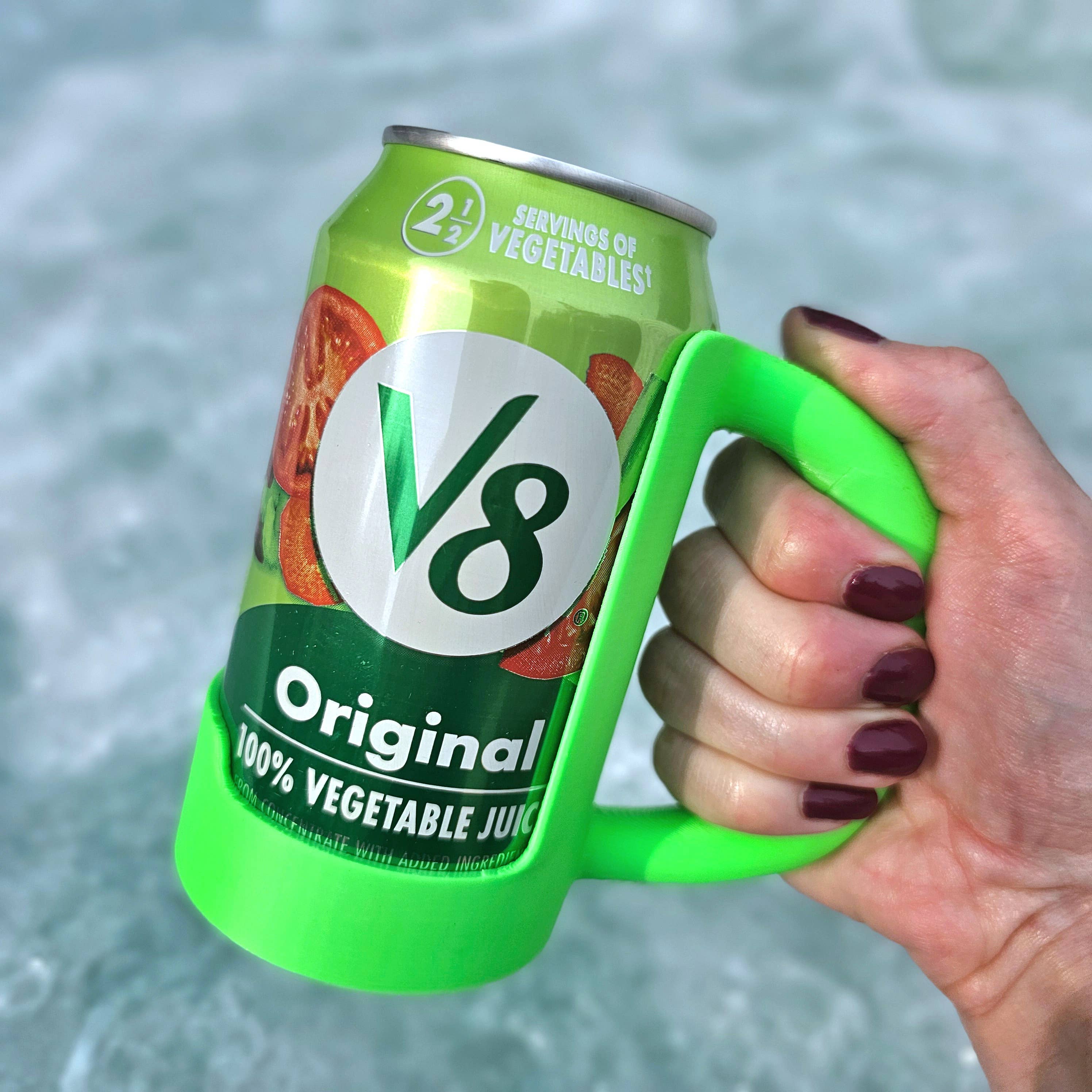 12 oz. Standard Can Holder Handle-Merchandise-BD Lasers INC.-Blue-Draft Top