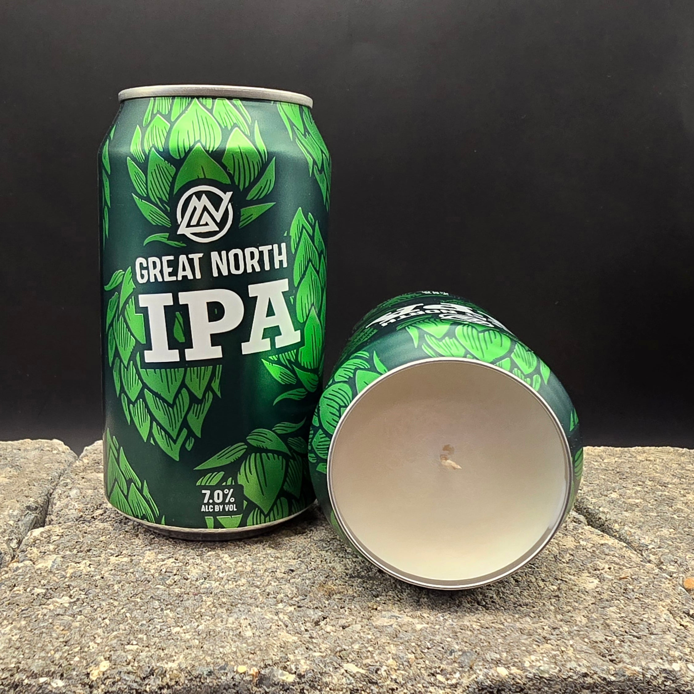 Topless Can Candle, Long-Lasting 45 Hour Burn-Merchandise-Draft Top-Beer-Great North IPA Can – Brewfest Scent-Draft Top