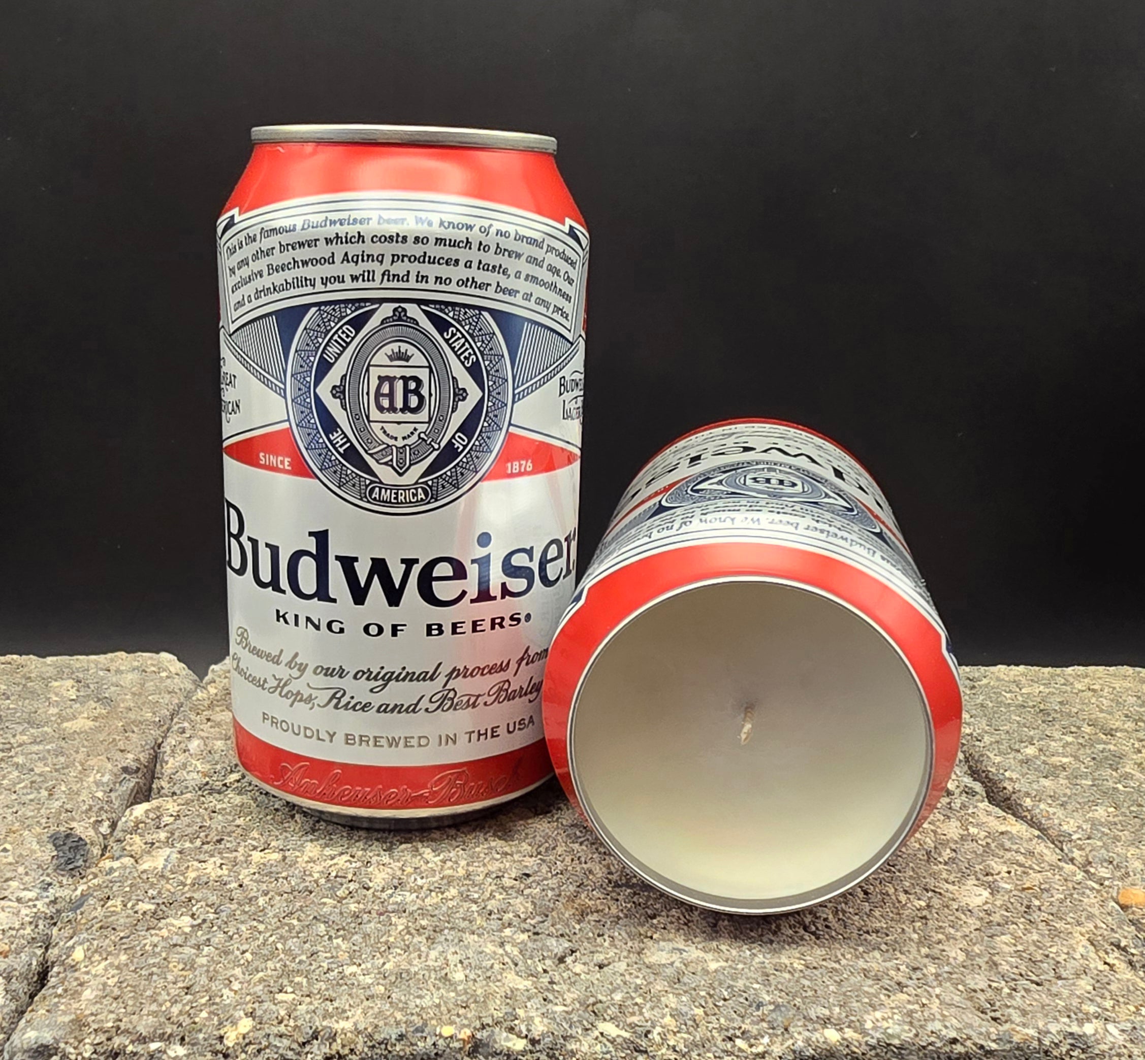 Topless Can Candle, Long-Lasting 45 Hour Burn-Merchandise-Draft Top-Beer-Budweiser Can – Brewfest Scent-Draft Top