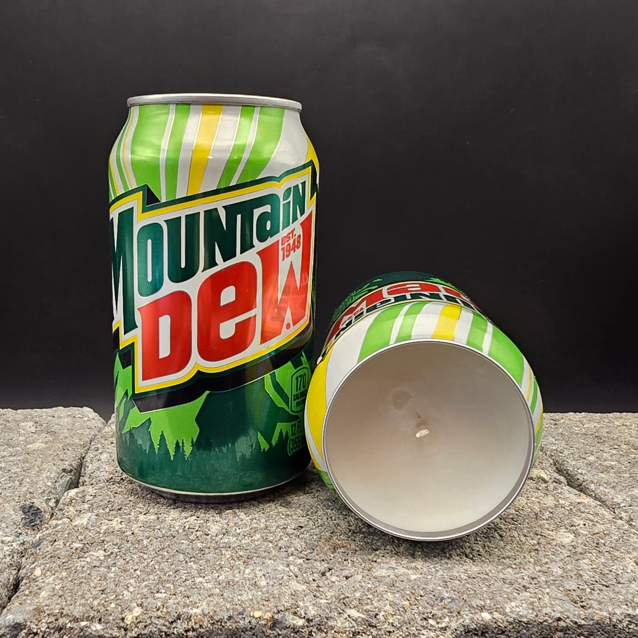 Topless Can Candle, Long-Lasting 45 Hour Burn-Merchandise-Draft Top-Soda-Mountain Dew Can – Mountain Dew Scent-Draft Top