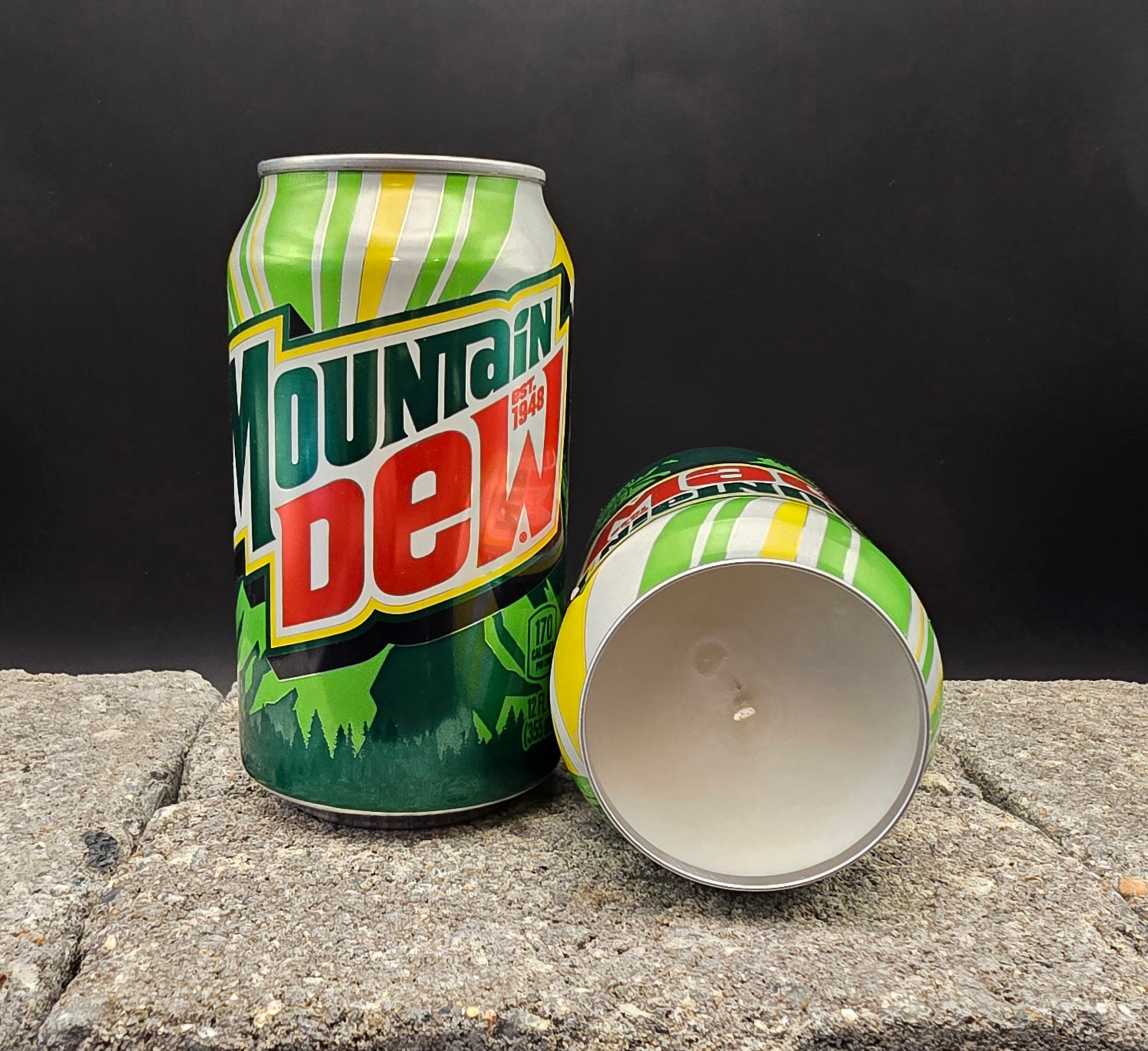 Topless Can Candle, Long-Lasting 45 Hour Burn-Merchandise-Draft Top-Soda-Mountain Dew Can – Mountain Dew Scent-Draft Top