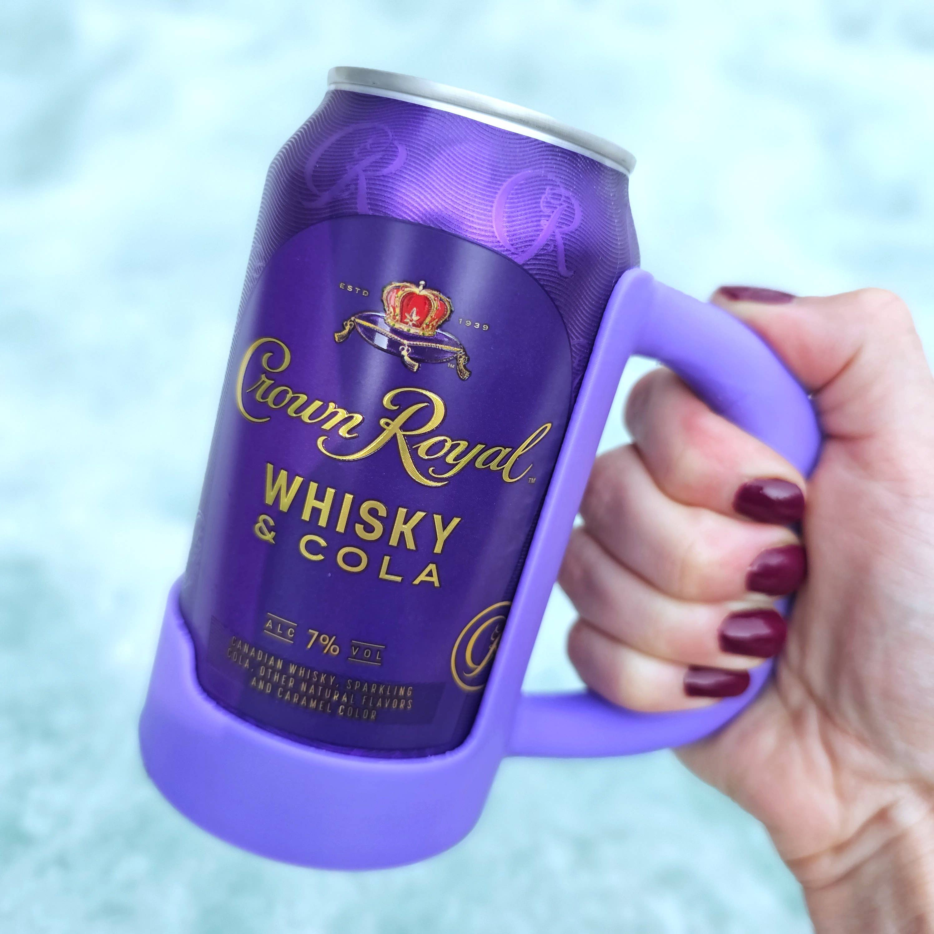 12 oz. Standard Can Holder Handle-Merchandise-BD Lasers INC.-Blue-Draft Top