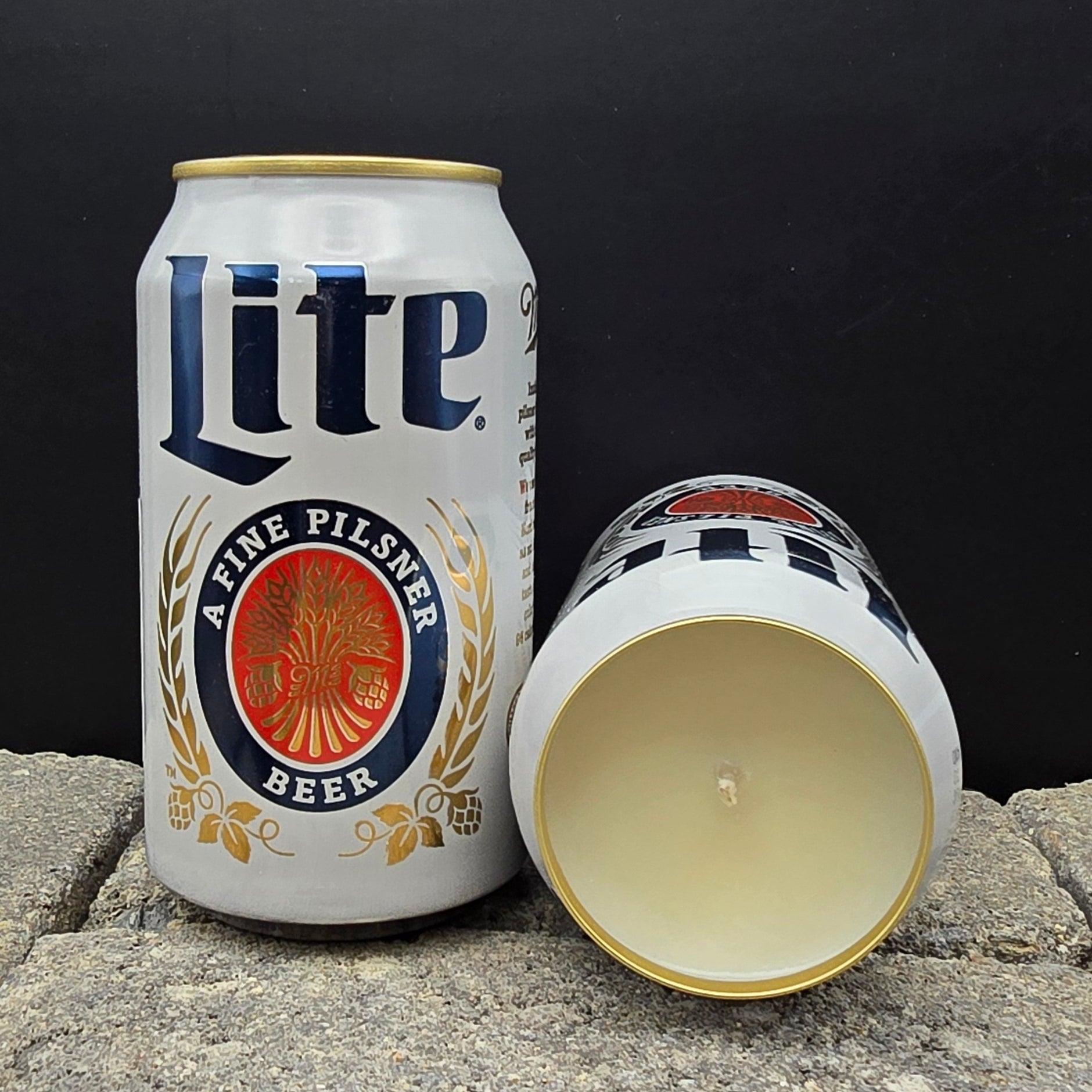 Topless Can Candle, Long-Lasting 45 Hour Burn-Merchandise-Draft Top-Beer-Miller Lite - Citronella-Draft Top