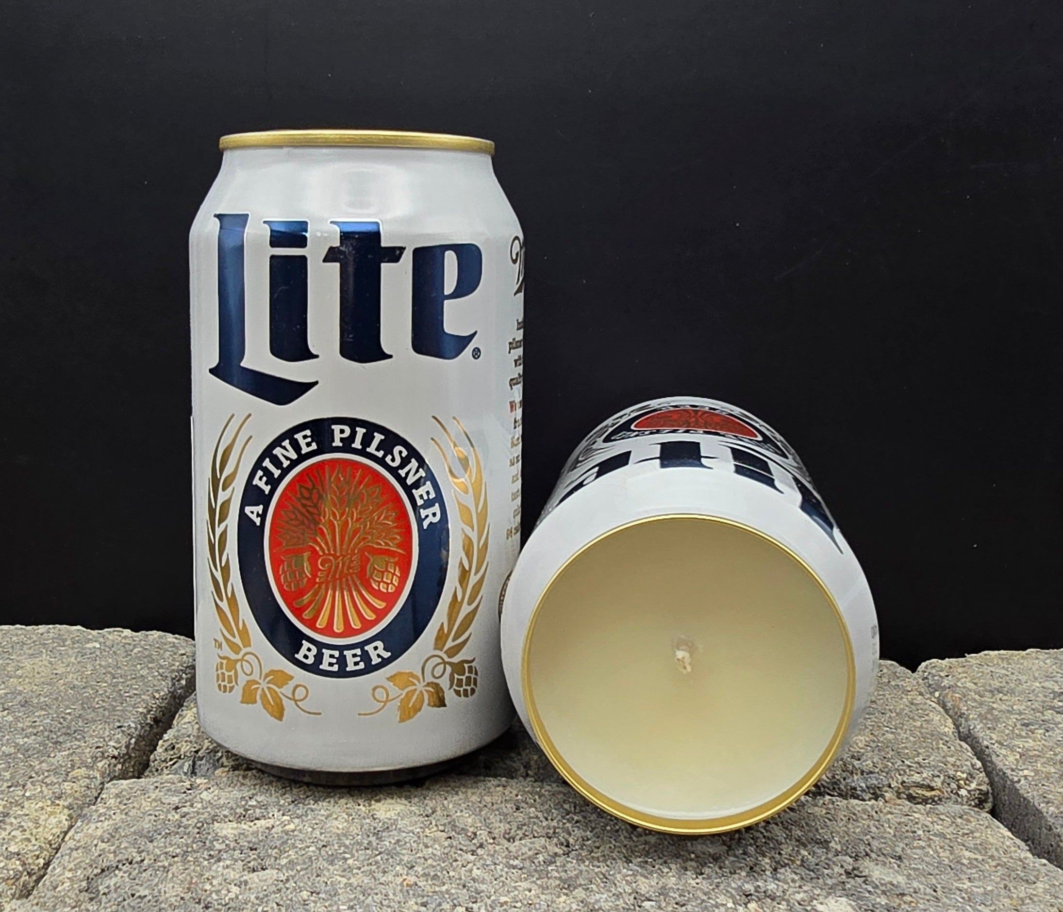 Topless Can Candle, Long-Lasting 45 Hour Burn-Merchandise-Draft Top-Beer-Miller Lite - Citronella-Draft Top