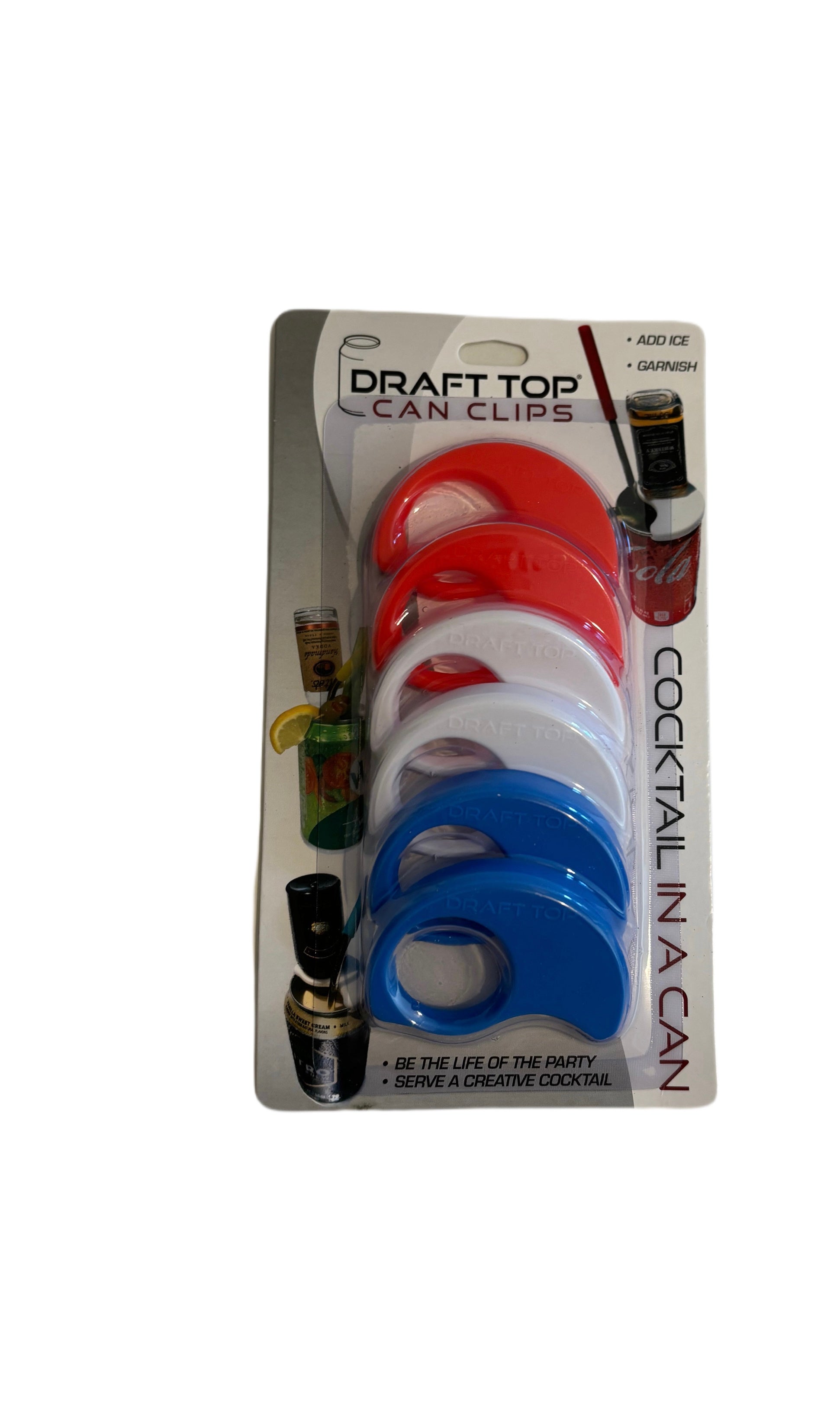 Can Clips-Can Clip-Draft Top-White-6 Pack-Draft Top