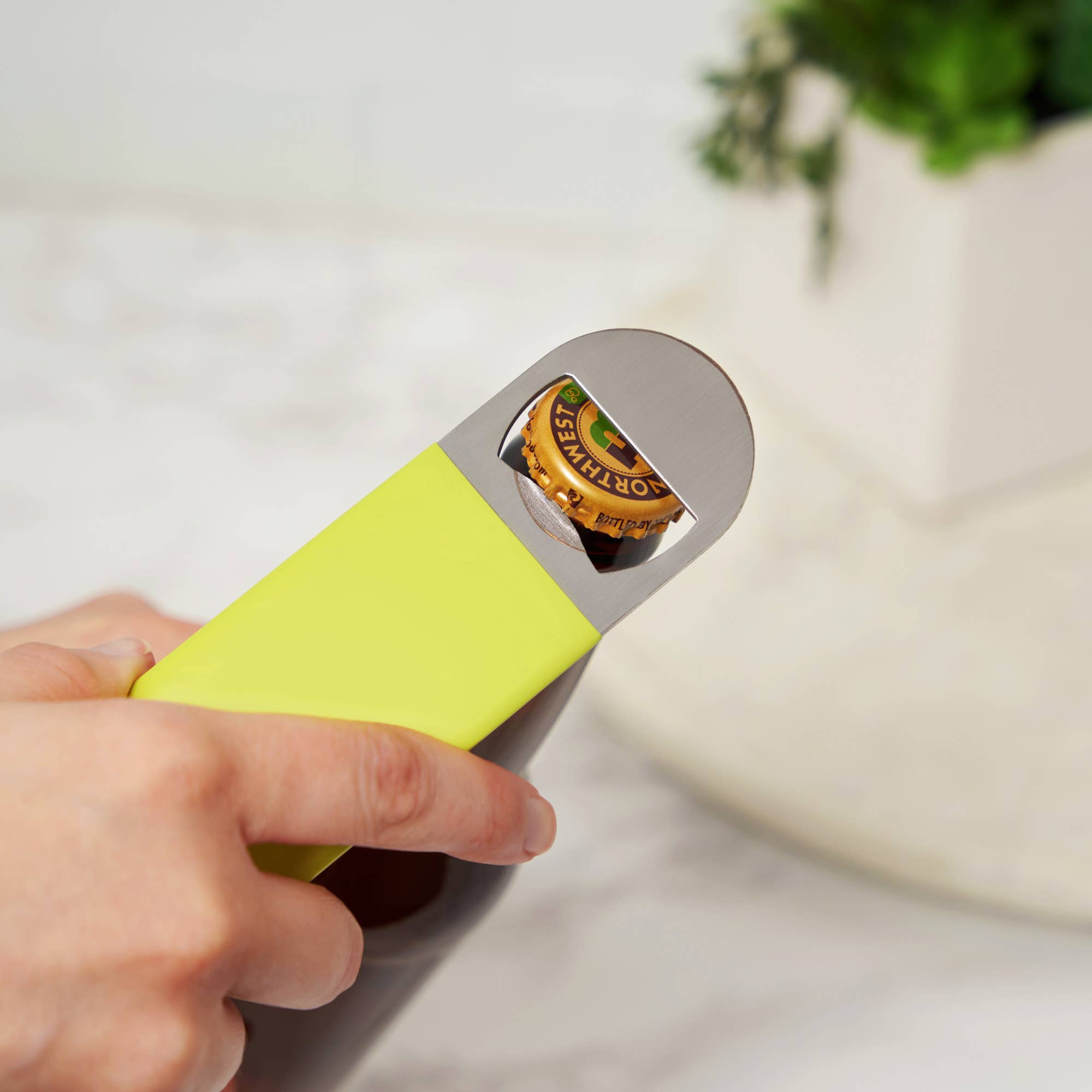 Long Handled Bottle Opener with Easy Grip-Merchandise-TRUE-Draft Top