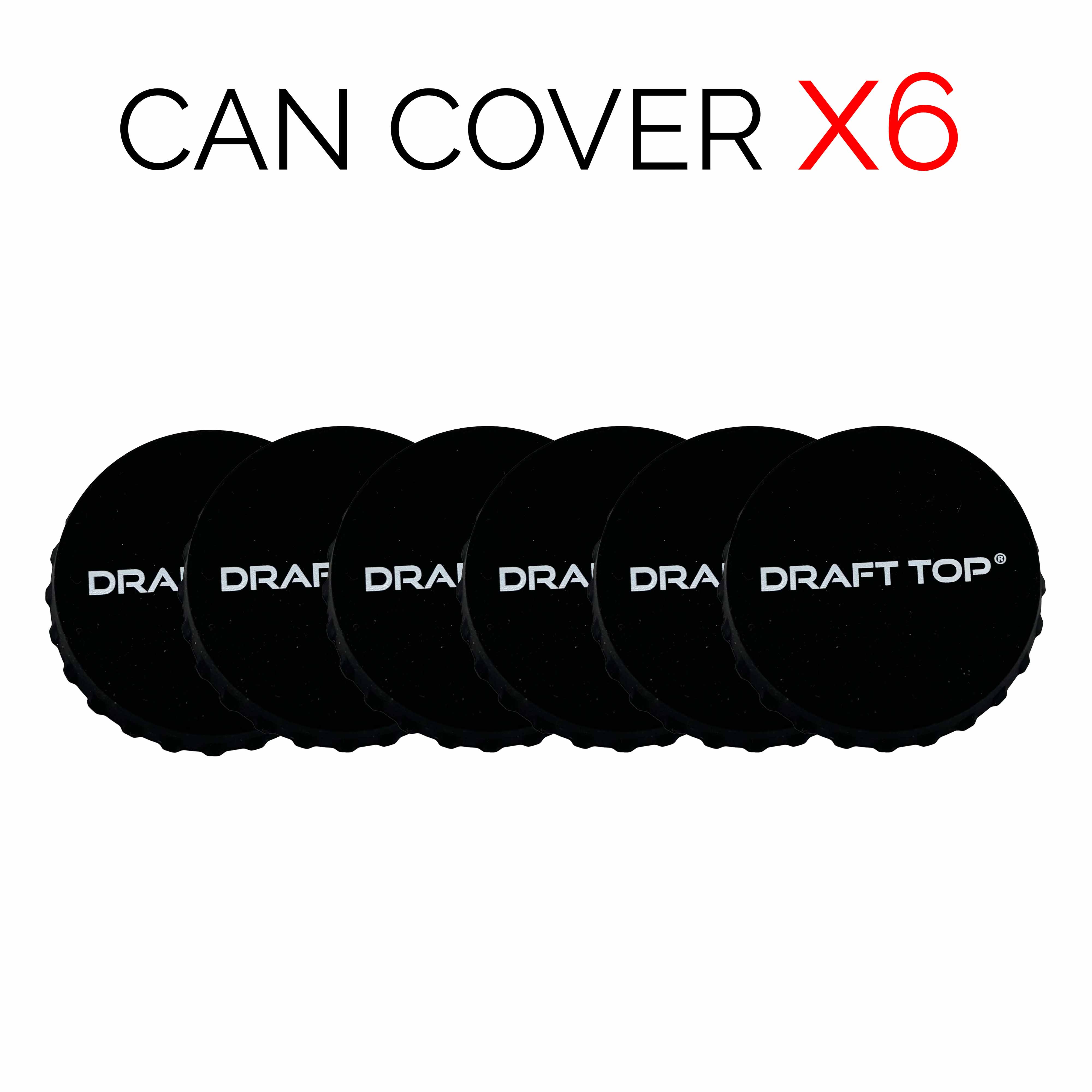 Can Covers (original back up)-Can Cover-Draft Top-6 Pack-White-Draft Top