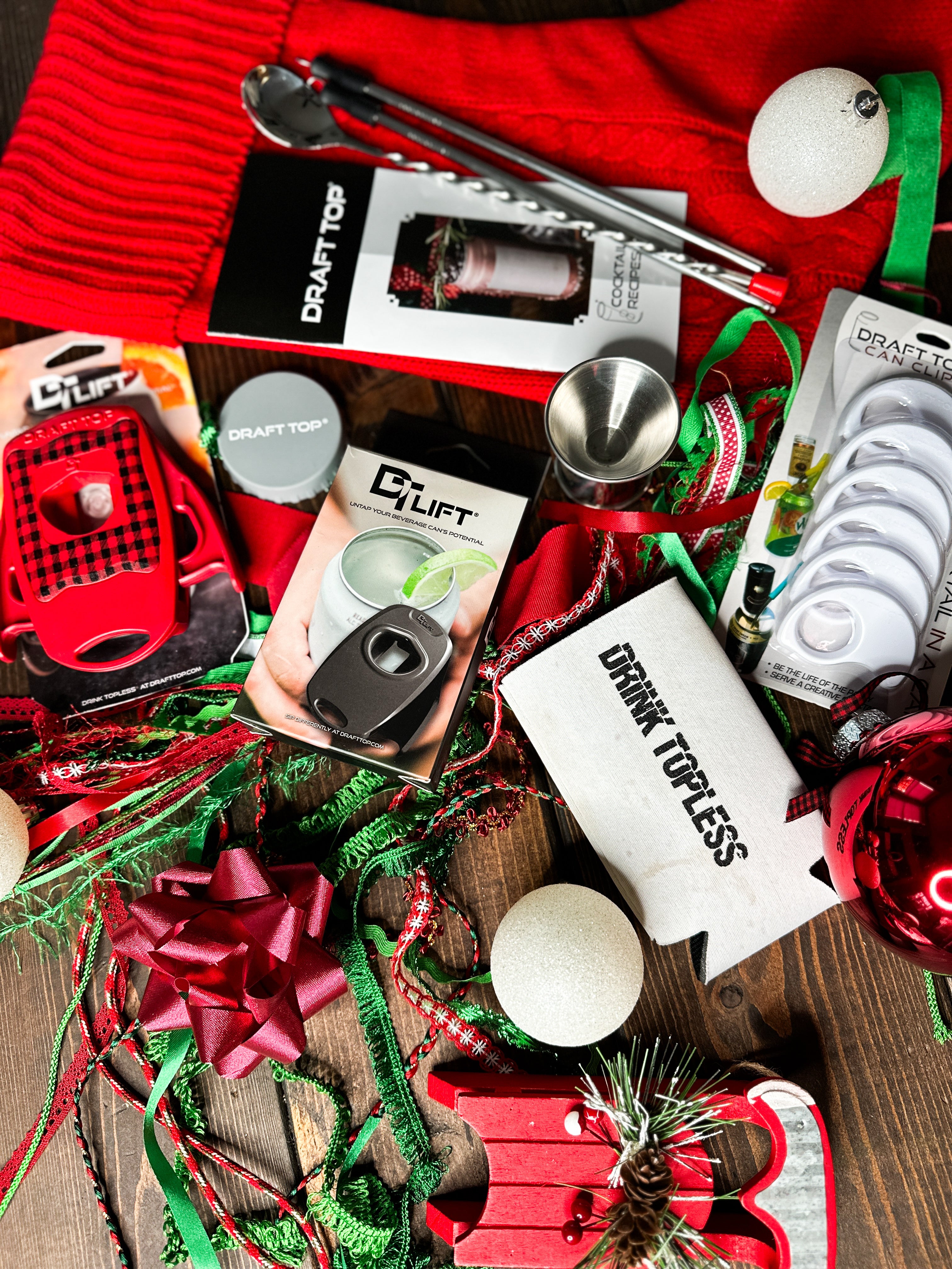 Gift Boxes-Holiday Boxes-Draft Top-S-Draft Top