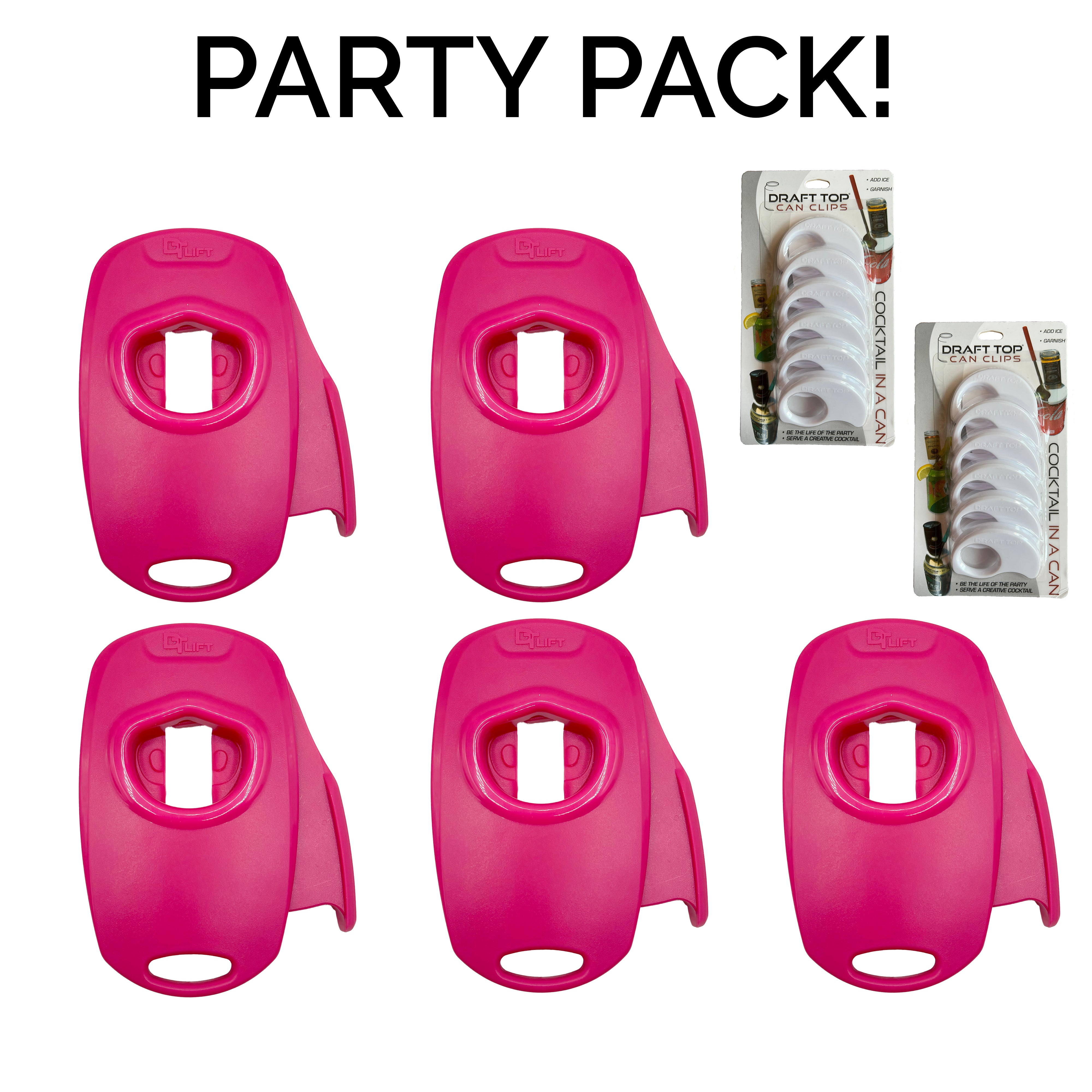 The Party Pack! Lift Universal New & Improved-DT Universal-Draft Top-Hot Pink-Draft Top