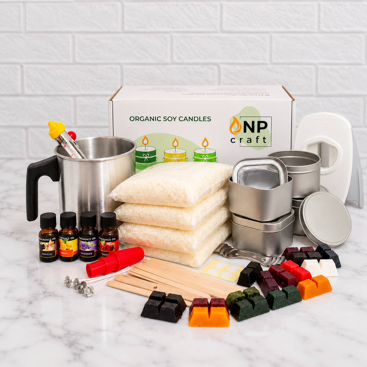 Draft Top Gift Sets-Holiday Boxes-Draft Top-Every Occasion-Canned Candle Kit-Draft Top