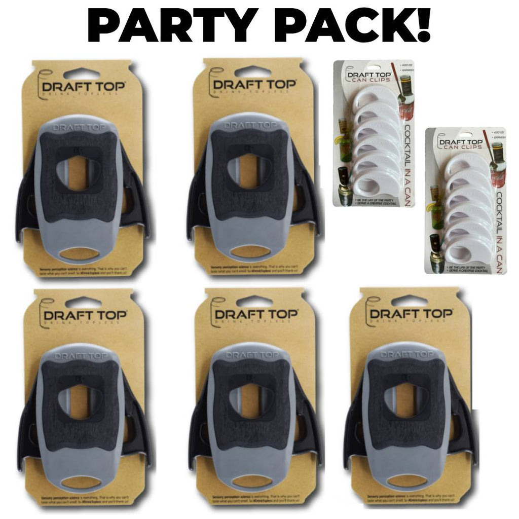 The Party Pack!-Draft Top-Black and Grey-Draft Top