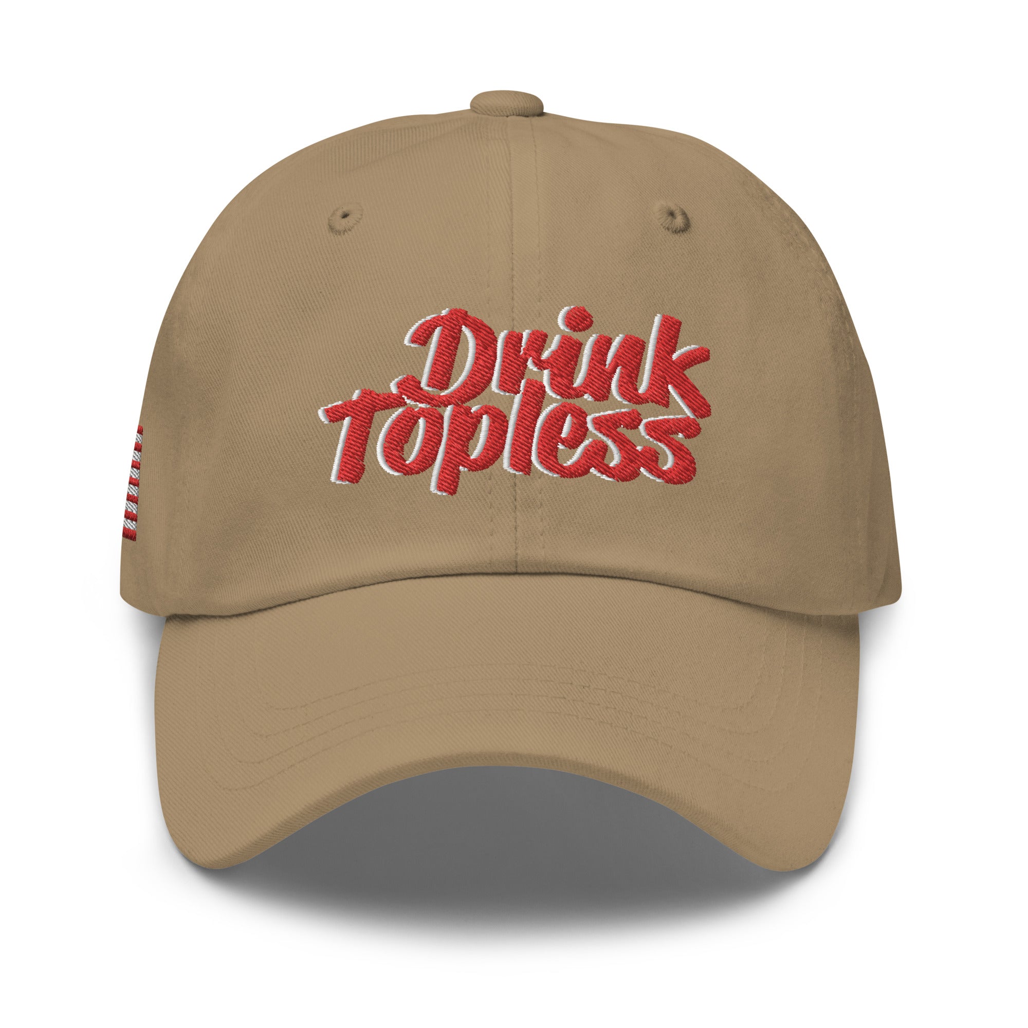 Drink Topless 'Merica - Dad Hat-Merchandise-Draft Top-Black-Draft Top