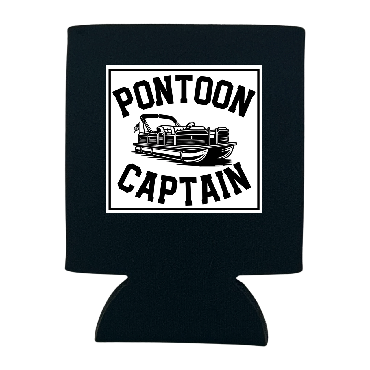 Can Coolers-Merchandise-Draft Top-Regular-Black- Pontoon Captain-Draft Top