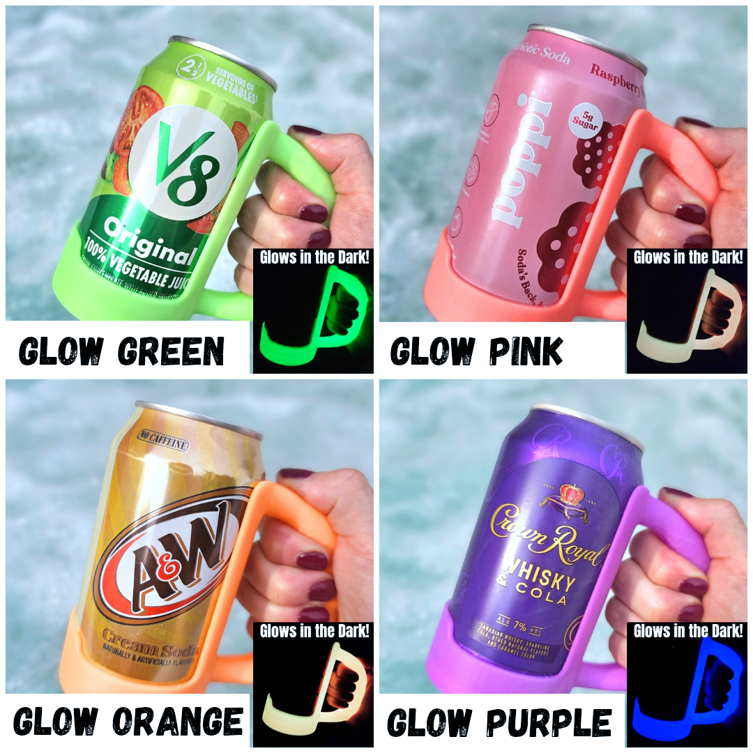 12 oz. Standard Can Holder Handle-Merchandise-BD Lasers INC.-Blue-Draft Top