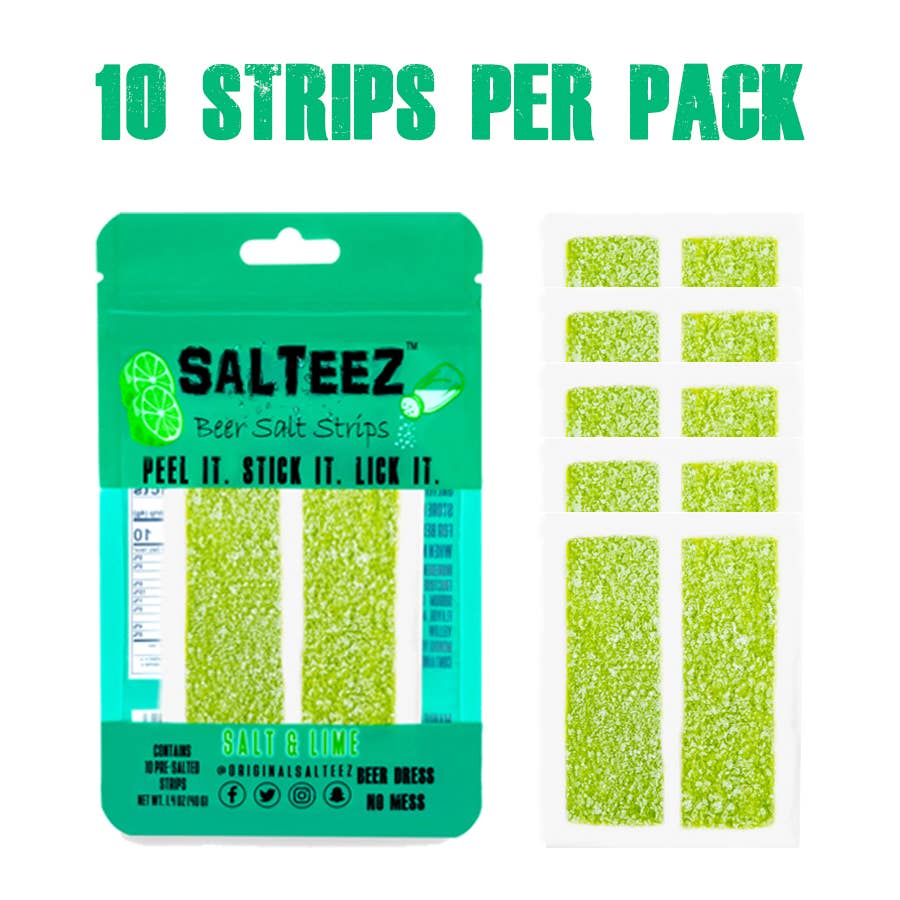 Salteez Beer Salt Strips-Merchandise-Salteez-Lime-Draft Top