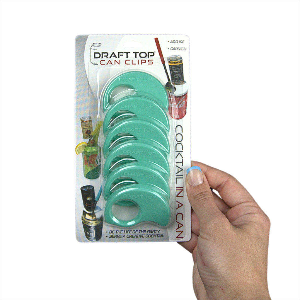 Can Clips-Draft Top-Tipsy Teal-6 Pack-Draft Top