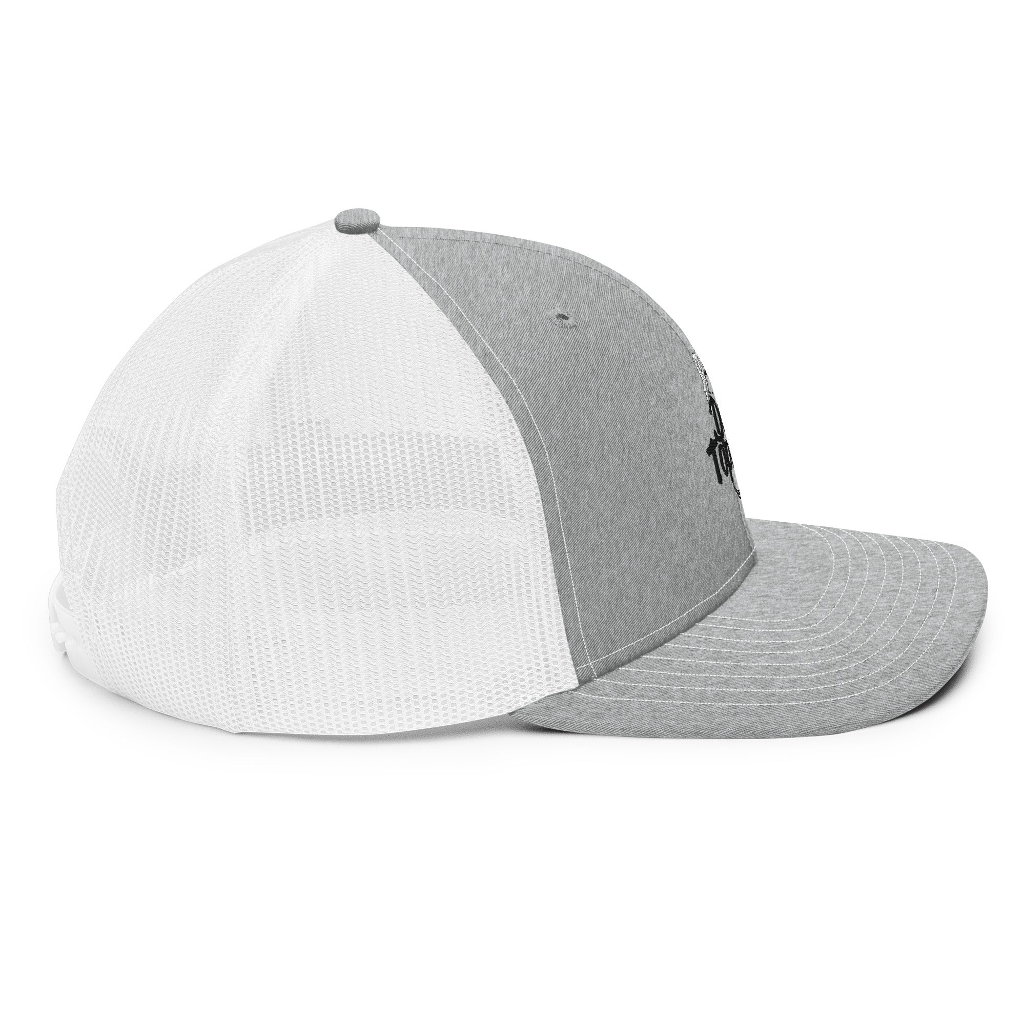 Drink Topless - Trucker Hat-Merchandise-Draft Top-Heather Grey/White-Draft Top