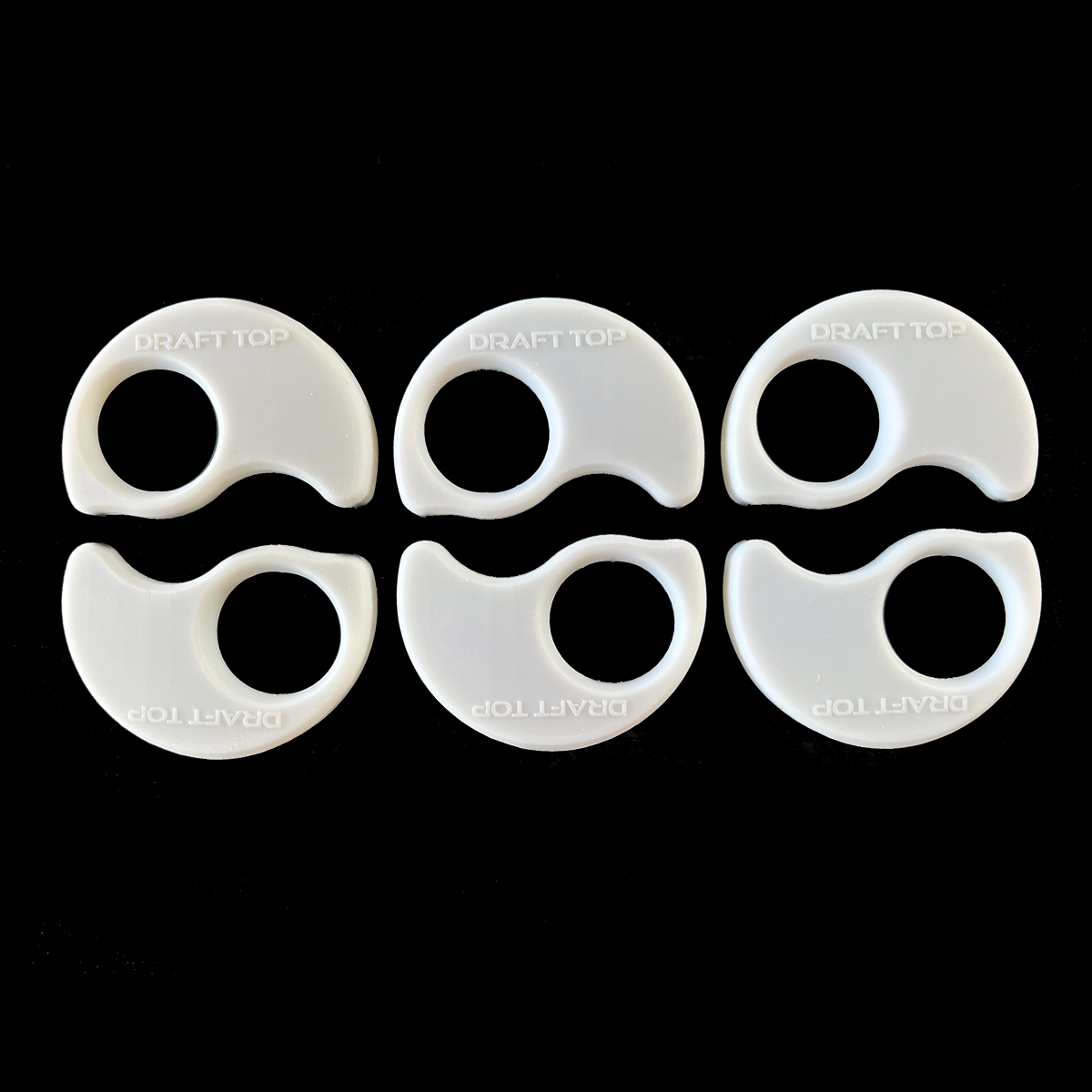 Can Clips-Can Clip-Draft Top-White-6 Pack-Draft Top