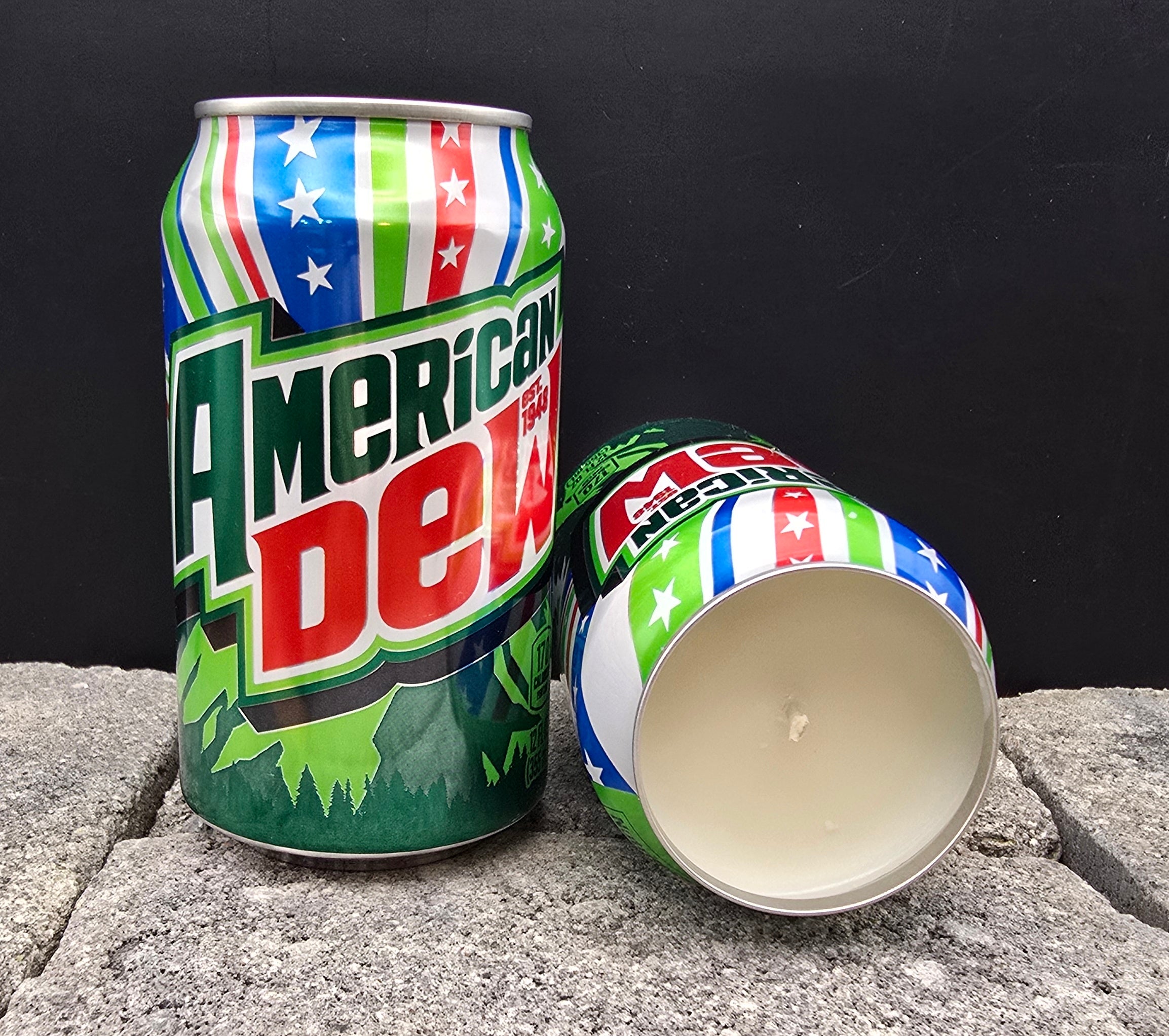 Topless Can Candle, Long-Lasting 45 Hour Burn-Merchandise-Draft Top-Soda-Mt. Dew - Citronella-Draft Top
