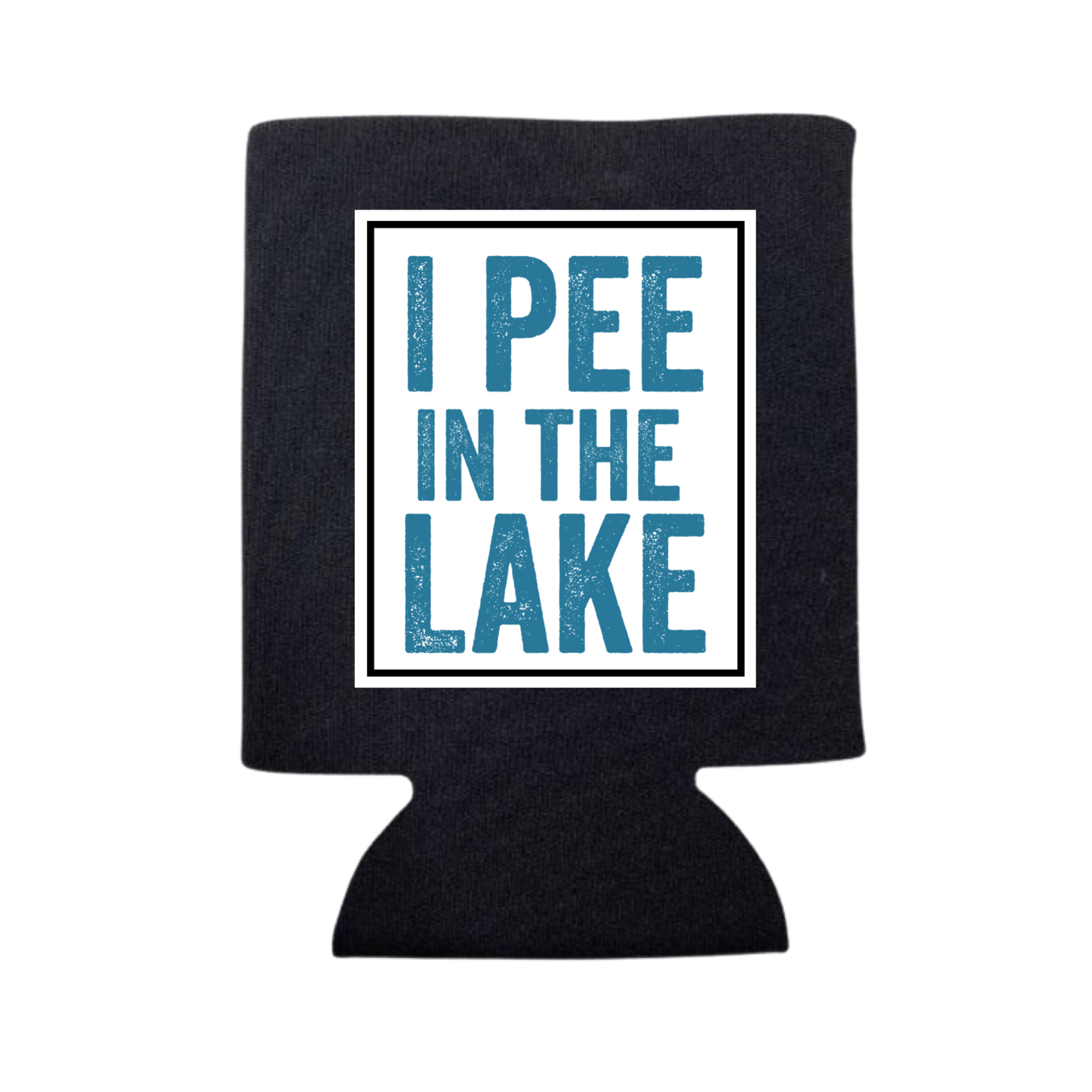 Can Coolers-Merchandise-Draft Top-Regular-Black- I Pee In The Lake-Draft Top