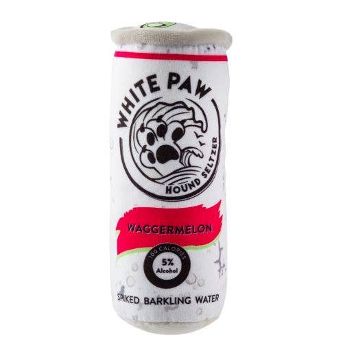 Plush Can Toys for Dogs & Cats-Merchandise-Draft Top-Dog-White Paw- Waggermelon-Draft Top