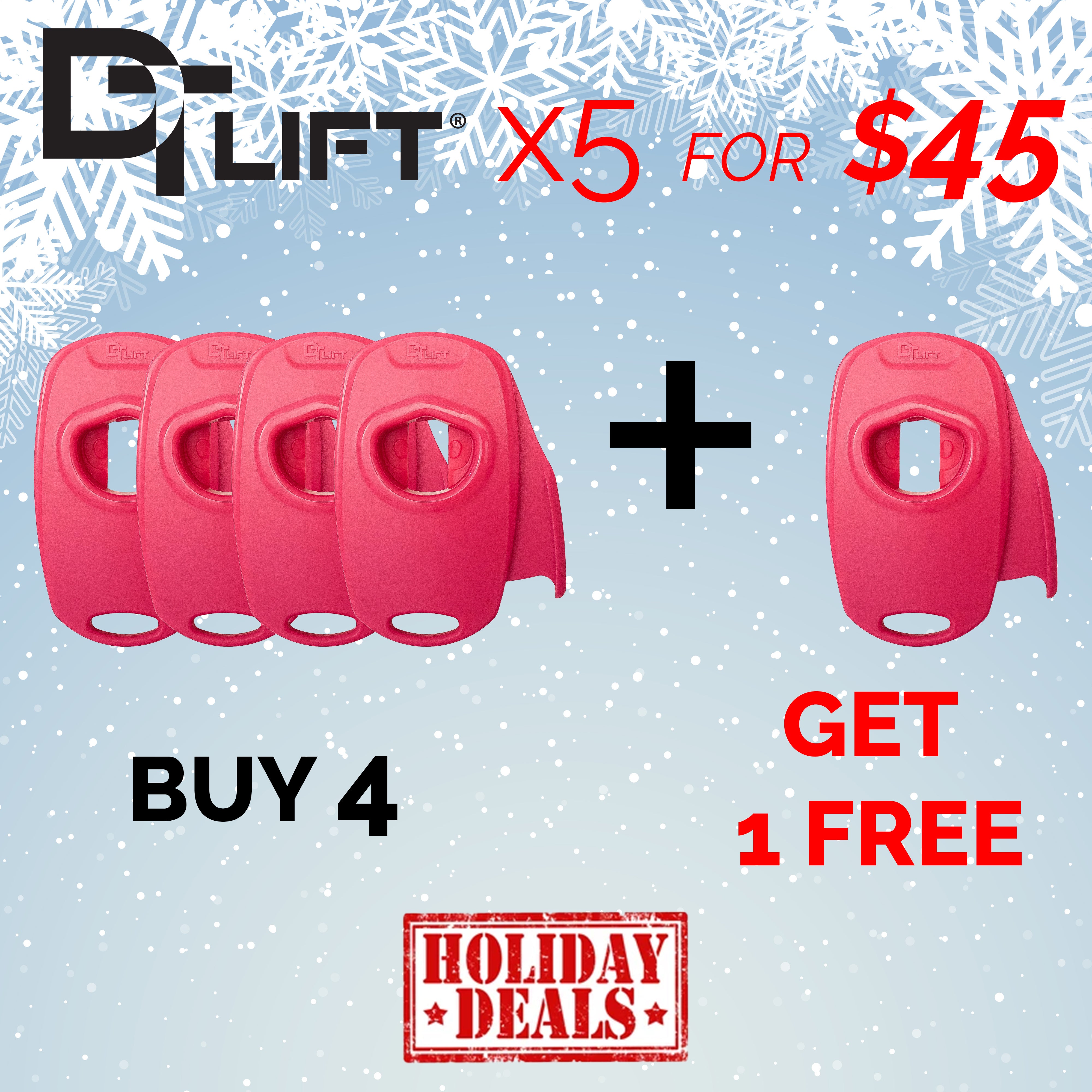 Buy 4 Get 1 Free - Draft Top® Lift Universal Bundle Pack (5) New & Improved-DT Universal-Draft Top-Hot Pink-Draft Top