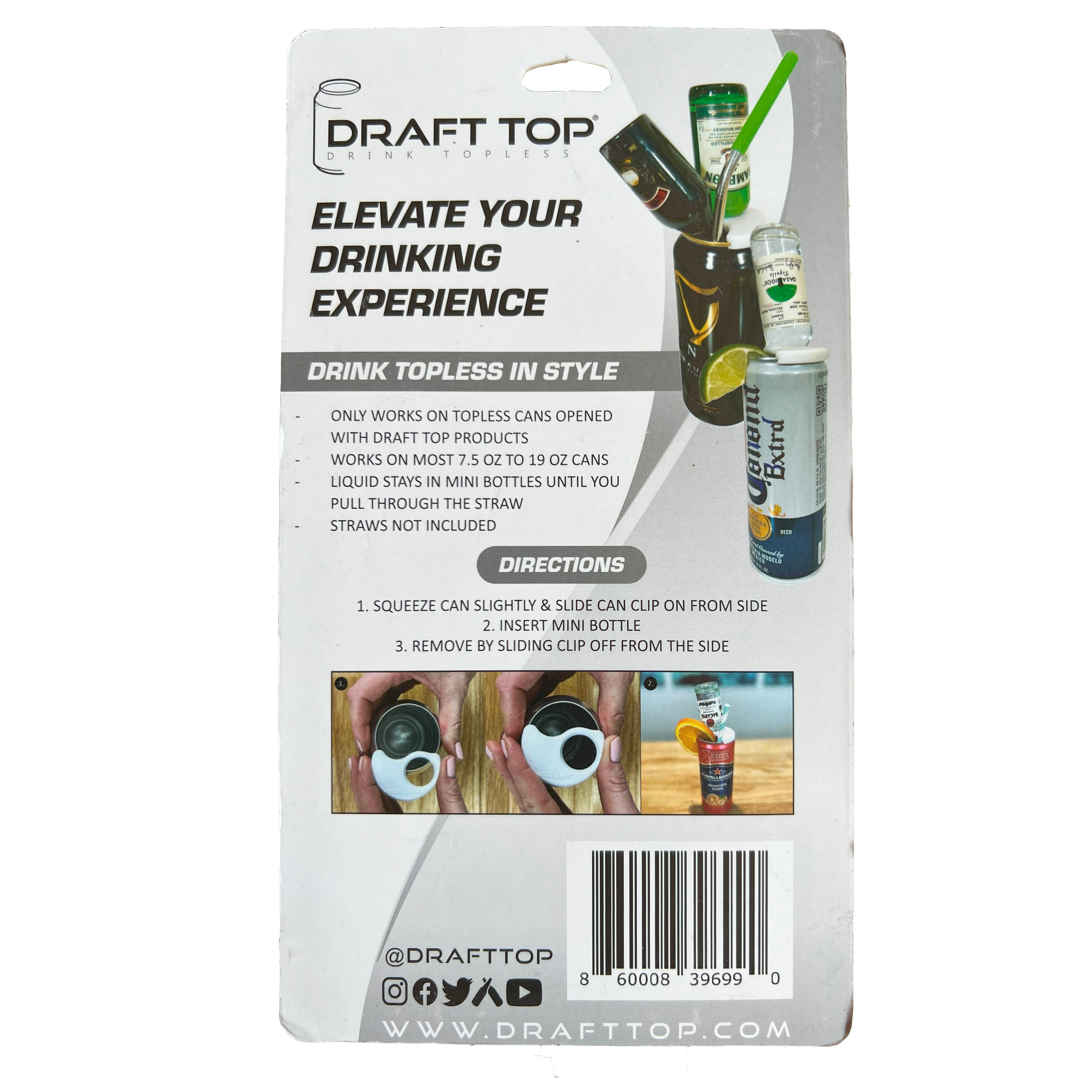 The Draft Top Beer Can Top Remover