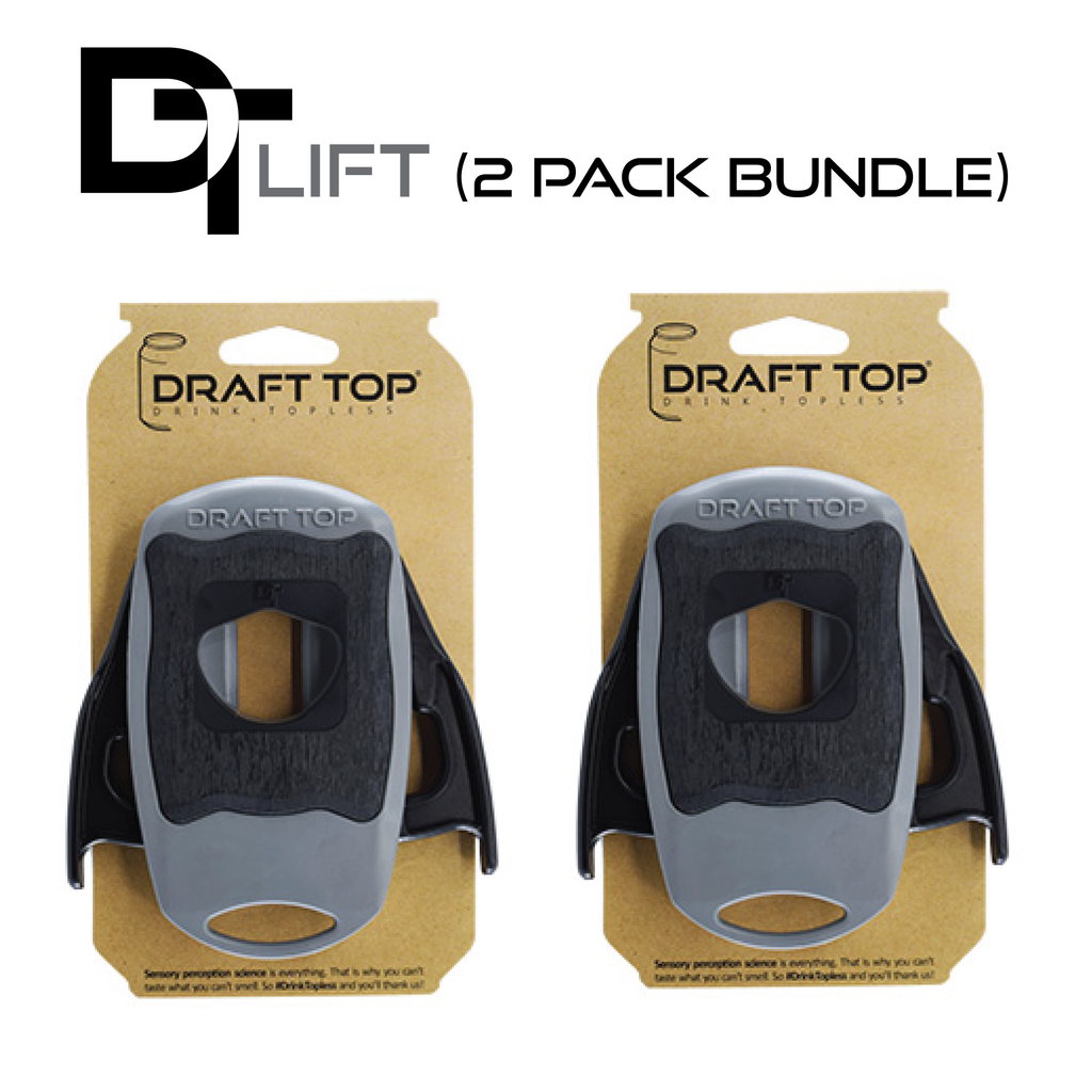 Draft Top® LIFT Bundle Pack (2) - 24.00 addon-LIFT-Draft Top-Black and Grey-Draft Top