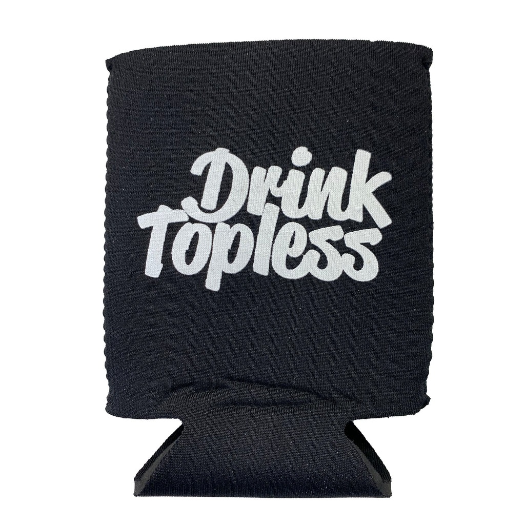 Drink Topless® Can Cooler-Merchandise-Draft Top-Black-Draft Top