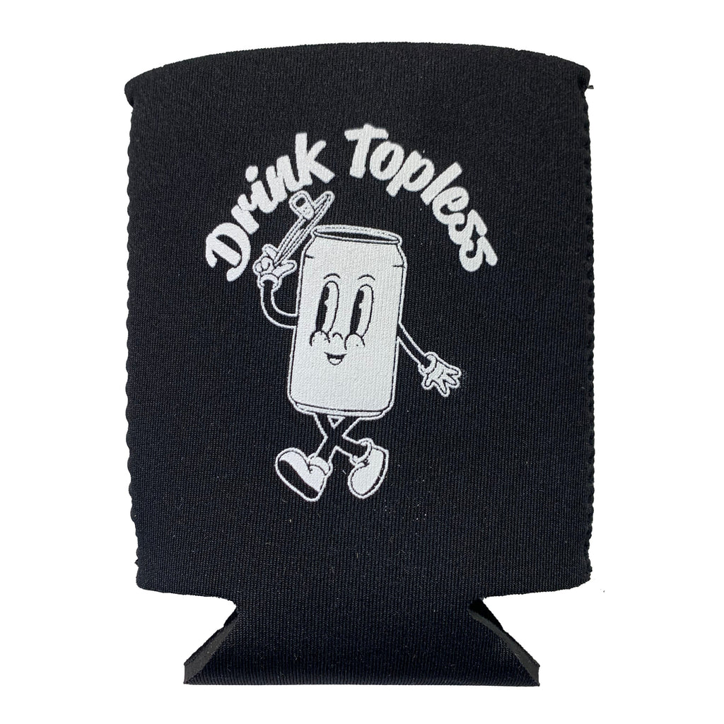 Drink Topless® Can Cooler - 3.00 addon-Merchandise-Draft Top-Black-Draft Top