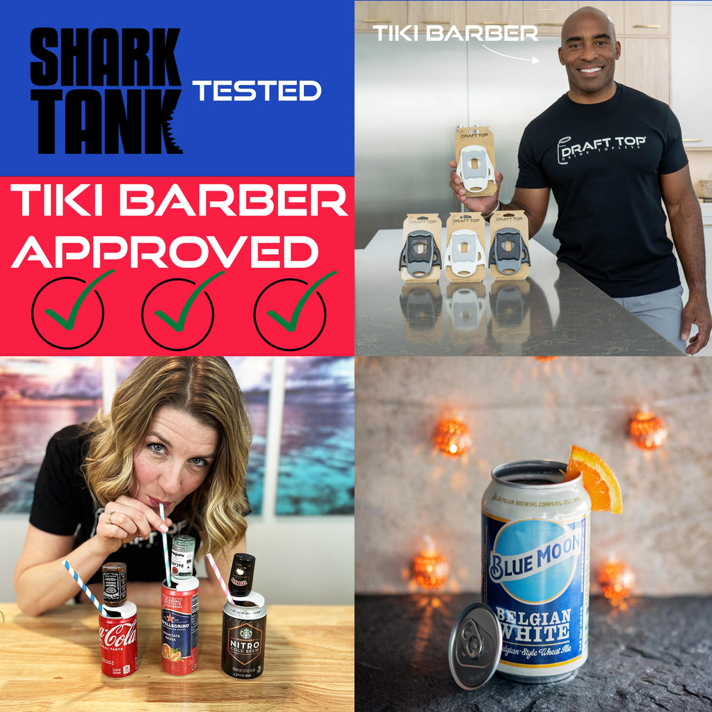 The Draft Top Original Beer & Soda Can Opener as seen on Shark Tank DT –  Robidoux Inc