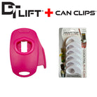 Draft Top® Lift Universal + Can Clip 6 Pack-DT Universal-Draft Top-Hot Pink + White-Draft Top