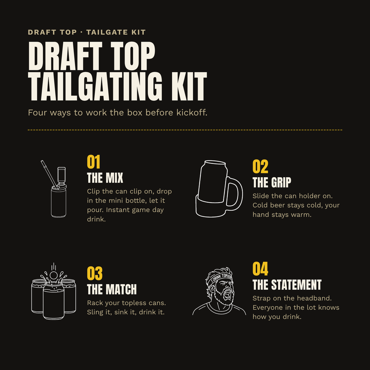 Draft Top Gift Sets-Holiday Boxes-Draft Top-Every Occasion-The Essentials-Draft Top