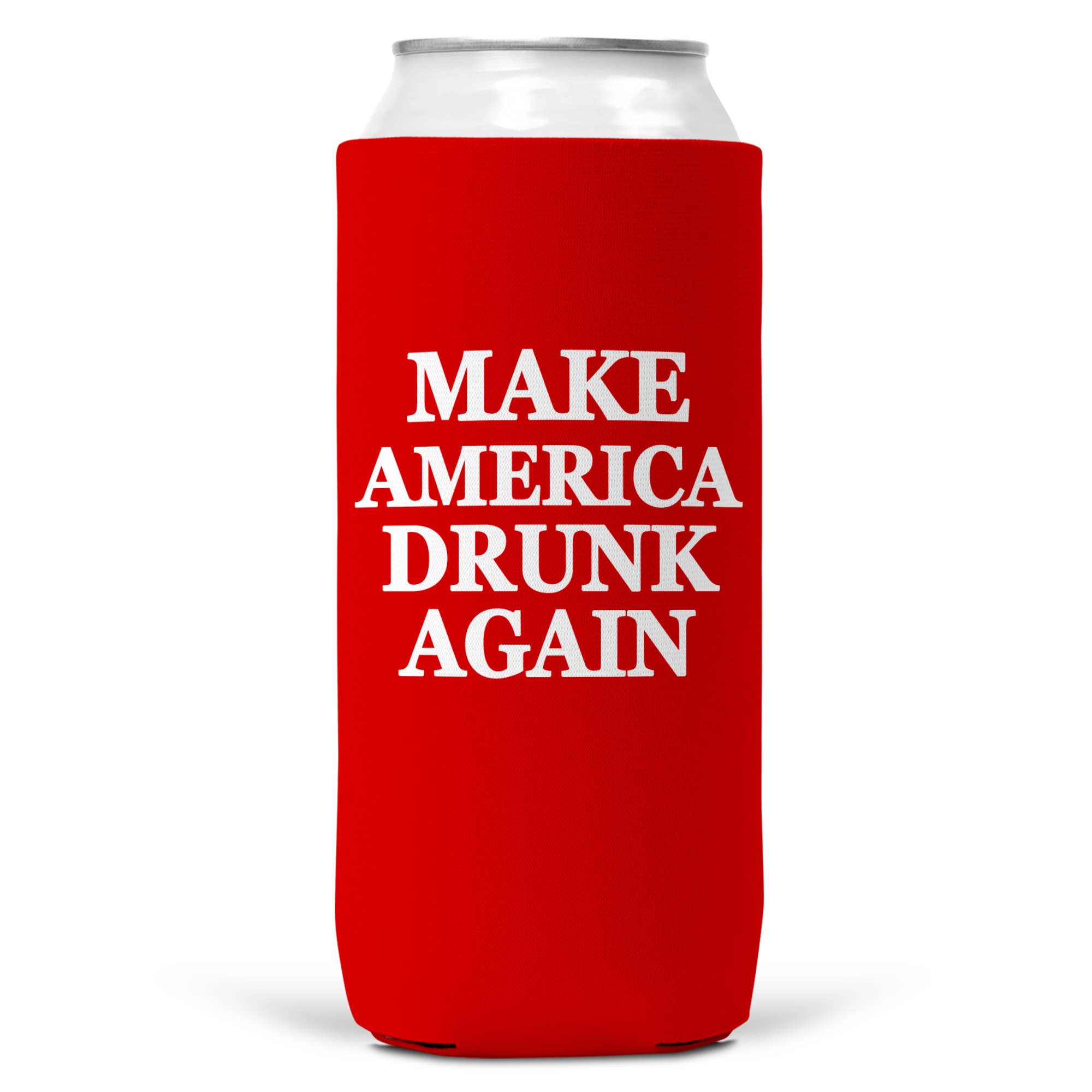 Can Coolers-Merchandise-Draft Top-Slim-Red- Make America Drunk Again-Draft Top