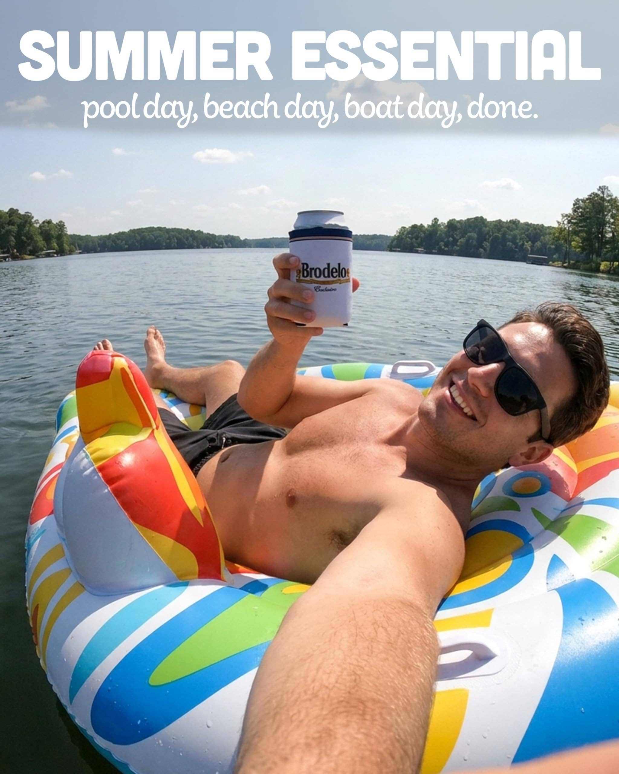 Bachelor Party Merch-Merchandise-Draft Top-Brodelo- Can Cooler 6pk-Draft Top