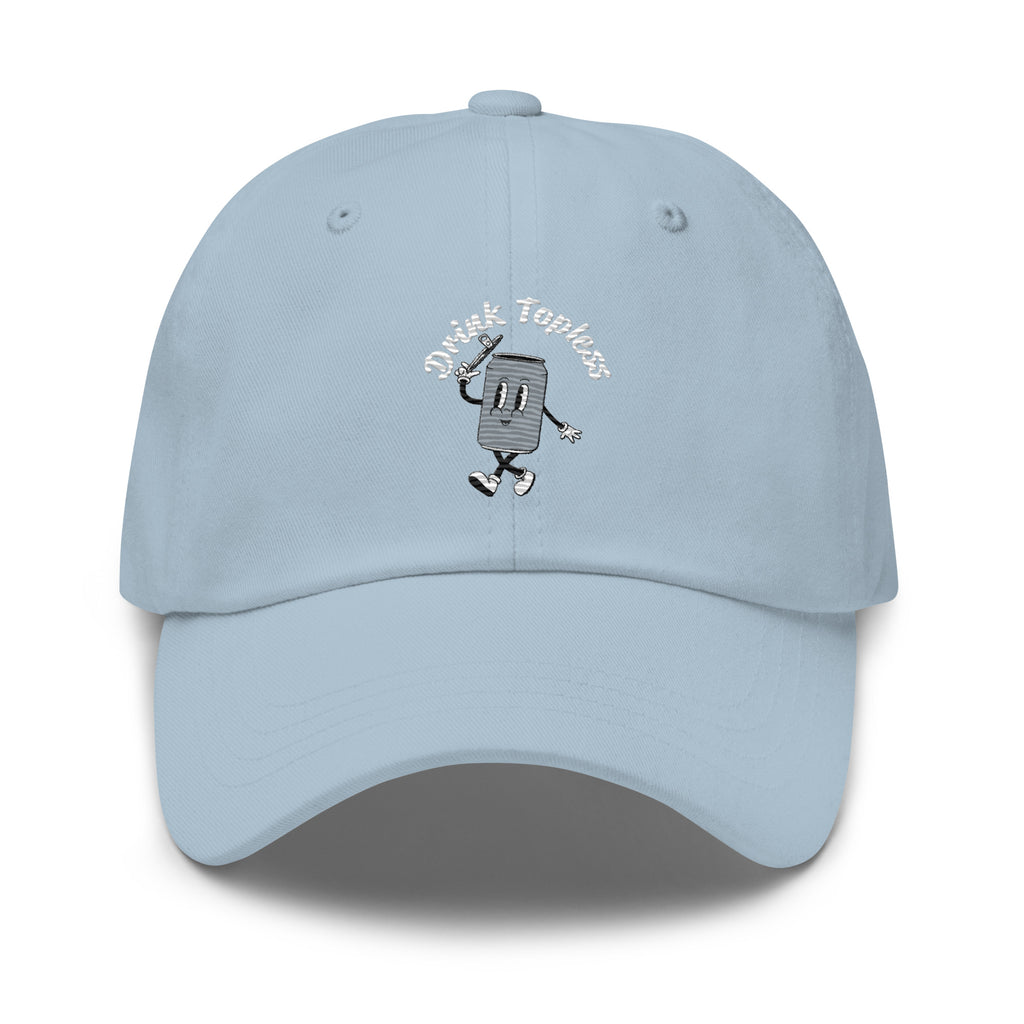 Drink Topless Tipsy - Dad Hat-Draft Top-Light Blue-Draft Top