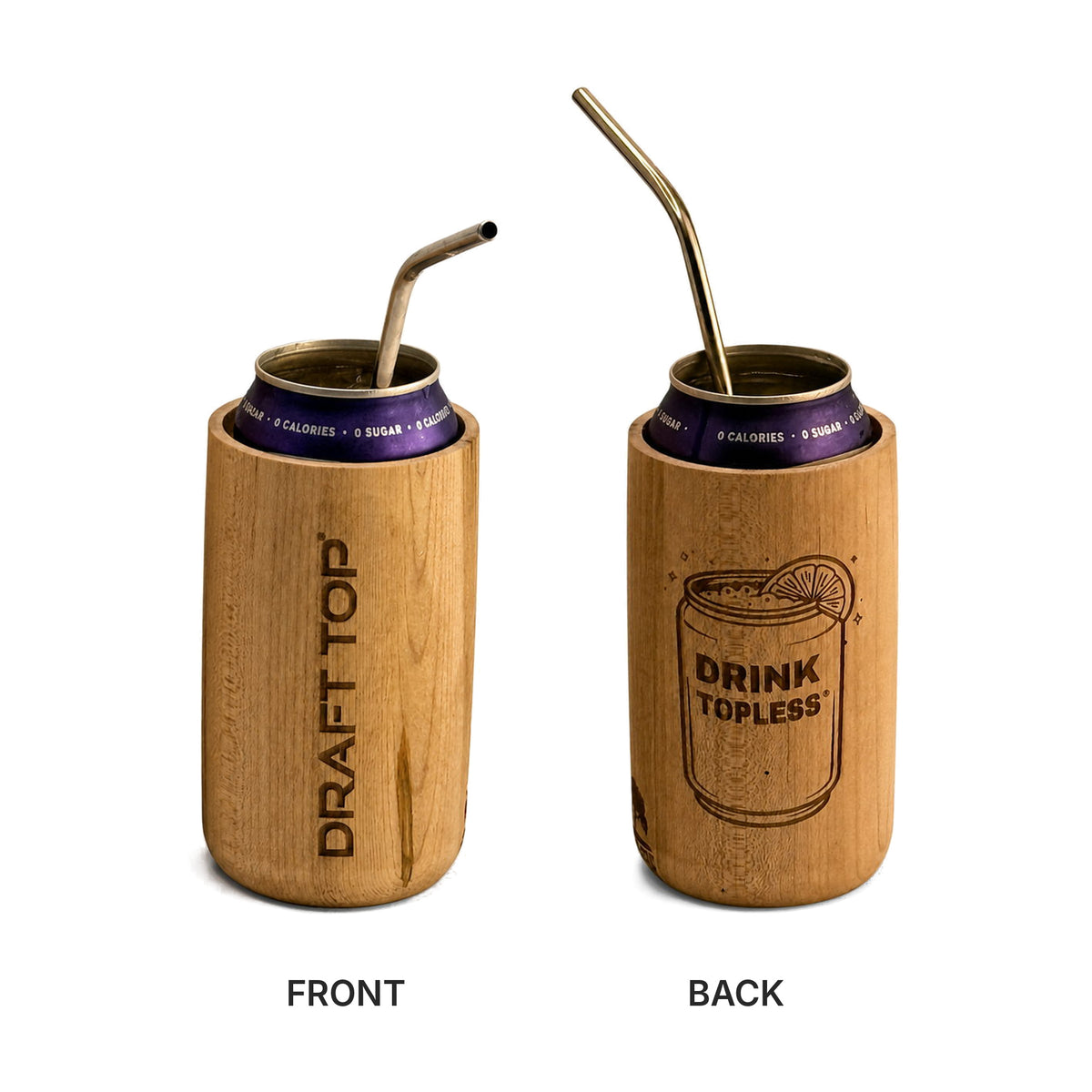 Draft Top x TreeSleeve Wooden Can Cooler-Merchandise-Draft Top-12 Oz-Draft Top