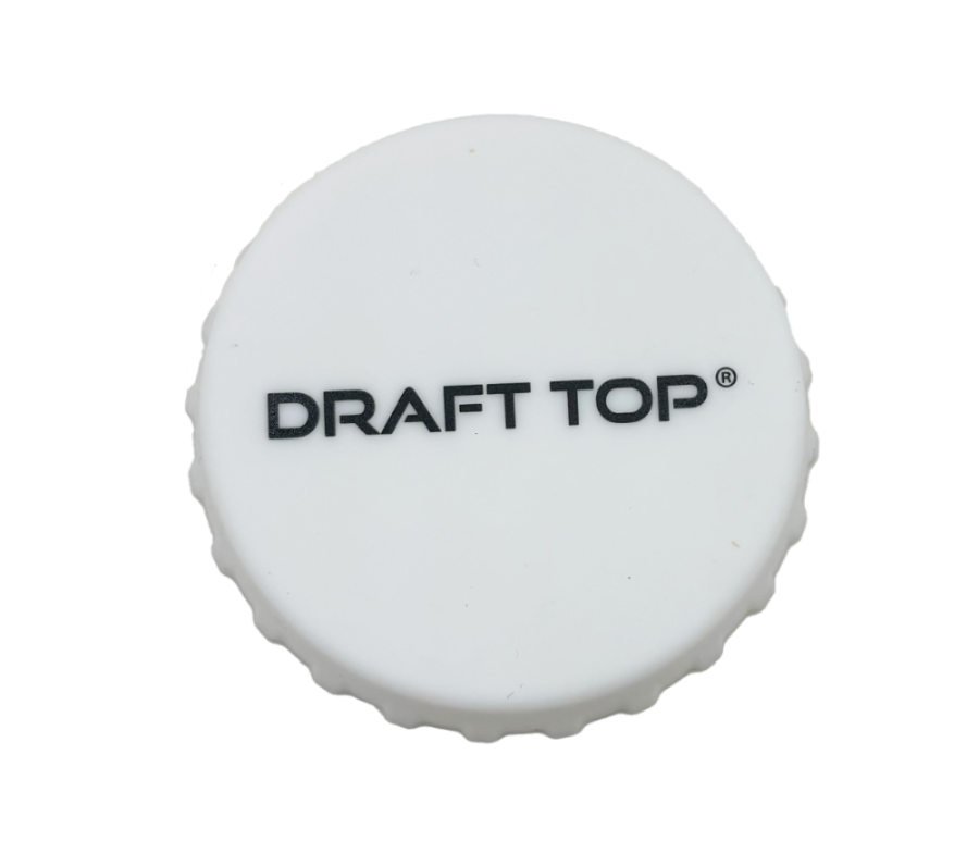 Can Covers-Can Cover-Draft Top-White-6 Pack-Draft Top