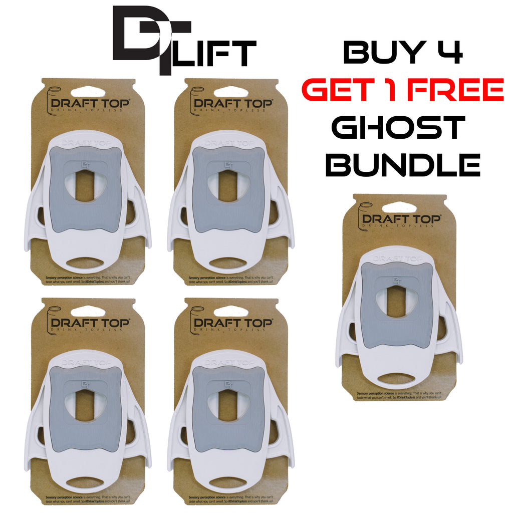 Buy 4 Get 1 Free - Draft Top® LIFT Bundle Pack (5)-LIFT-Draft Top-Ghost-Draft Top